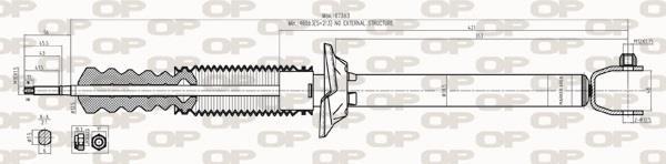 Amortisseur OPEN PARTS ref. SAB8283.32