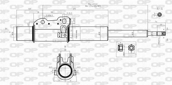 Amortisseur OPEN PARTS ref. SAB8416.31