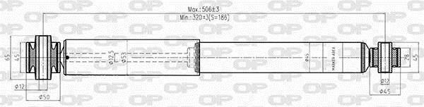 Amortecedor de choques OPEN PARTS ref. SAB8483.32