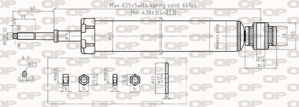 Amortisseur OPEN PARTS ref. SAB8484.32