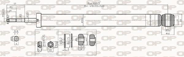 Amortecedor de choques OPEN PARTS ref. SAB8529.32