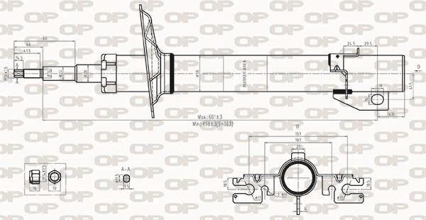 Amortisseur OPEN PARTS ref. SAB8541.31