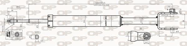 Amortisseur OPEN PARTS ref. SAB8546.32