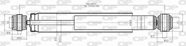 Amortisseur OPEN PARTS ref. SAB8569.32
