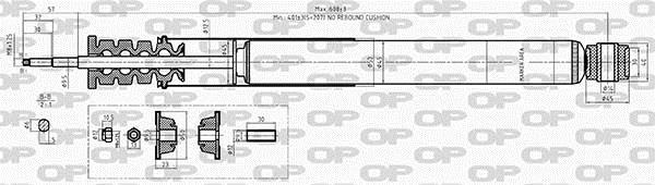 Amortiguador OPEN PARTS ref. SAB8610.32