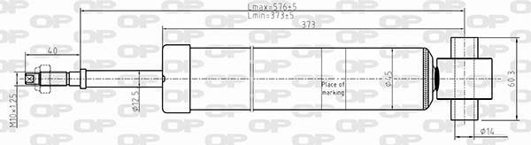 Amortisseur OPEN PARTS ref. SAB8644.32