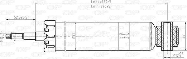 Amortisseur OPEN PARTS ref. SAB8685.32