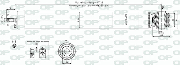 Amortisseur OPEN PARTS  ref. SAB8732.32