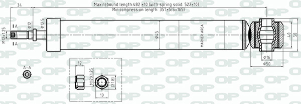 Amortisseur OPEN PARTS  ref. SAB8745.32