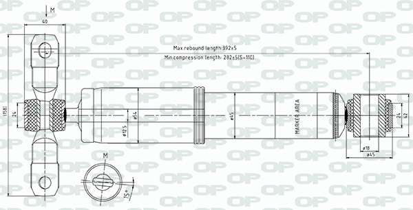 Amortisseur OPEN PARTS  ref. SAB8747.32