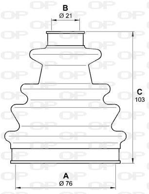 Soufflet de cardan OPEN PARTS ref. SJK7010.00