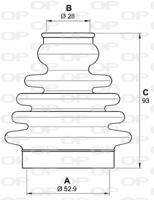Soufflet de cardan OPEN PARTS ref. SJK7082.00
