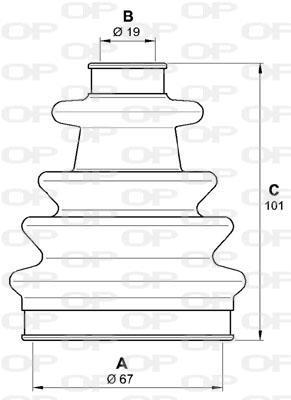 Soufflet de cardan OPEN PARTS ref. SJK7131.00