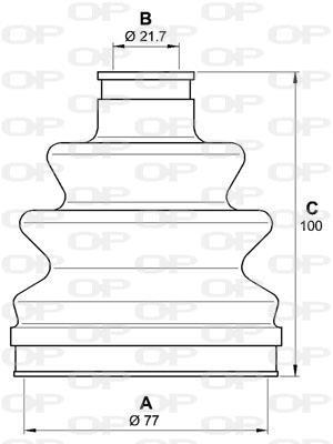 Soufflet de cardan OPEN PARTS ref. SJK7133.00