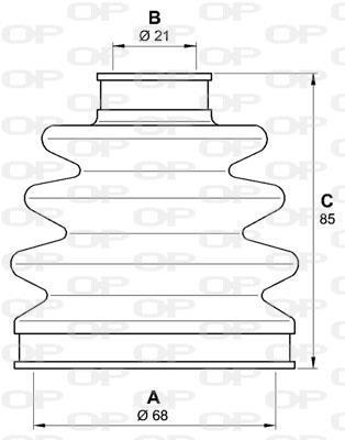 Soufflet de cardan OPEN PARTS ref. SJK7141.00