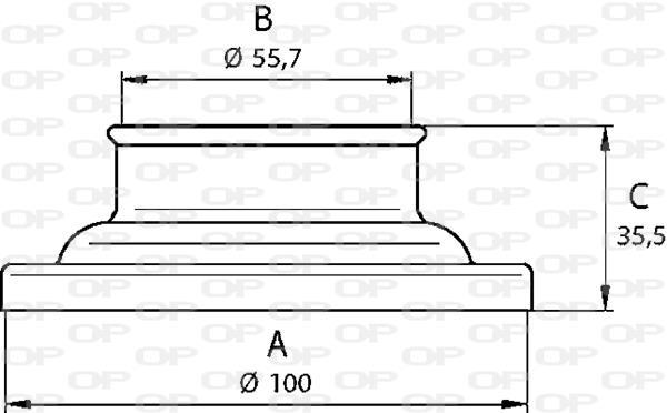 Soufflet de cardan OPEN PARTS ref. SJK7213.00