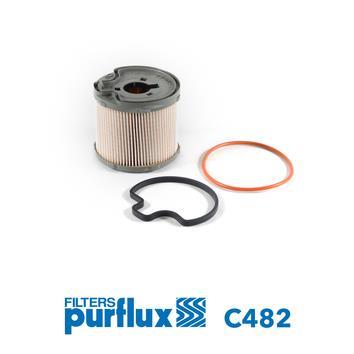 Filtre à carburant (Filtre à gasoil) PURFLUX ref. C482