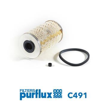 Filtre à carburant (Filtre à gasoil) PURFLUX ref. C491