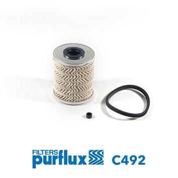 Filtre à carburant (Filtre à gasoil) PURFLUX ref. C492
