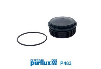 Couvercle, boîtier du filtre d'huile PURFLUX P483
