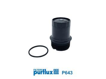 Cubierta, caja filtro de aceite (Cuerpo filtro de aceite) PURFLUX ref. P643