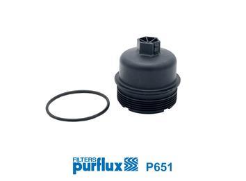 Couvercle, boîtier du filtre d'huile PURFLUX P651