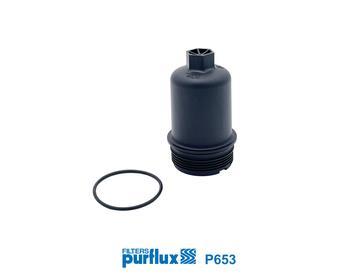 Cubierta, caja filtro de aceite (Cuerpo filtro de aceite) PURFLUX ref. P653