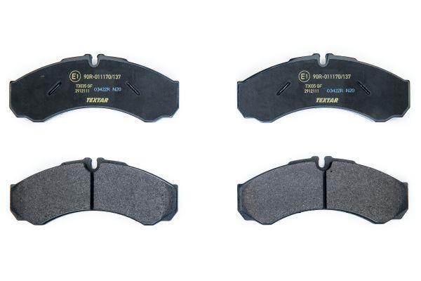 Juego de 4 pastillas de freno (Almohadilla de freno) TEXTAR ref. 2912111