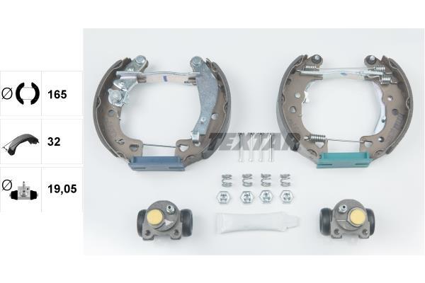 Kit de freins à tambours (Kit de frein arrière) TEXTAR 84038002