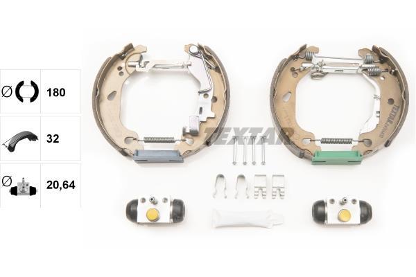 Kit de travões de tambor TEXTAR ref. 84054400