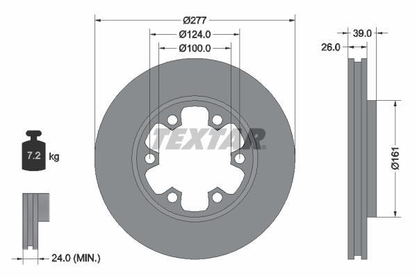 Discos de freno TEXTAR ref. 92059000