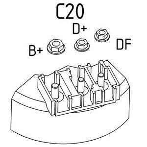 Alternador CEVAM ref. 4042