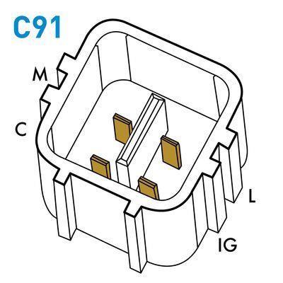 Alternador CEVAM ref. 9379