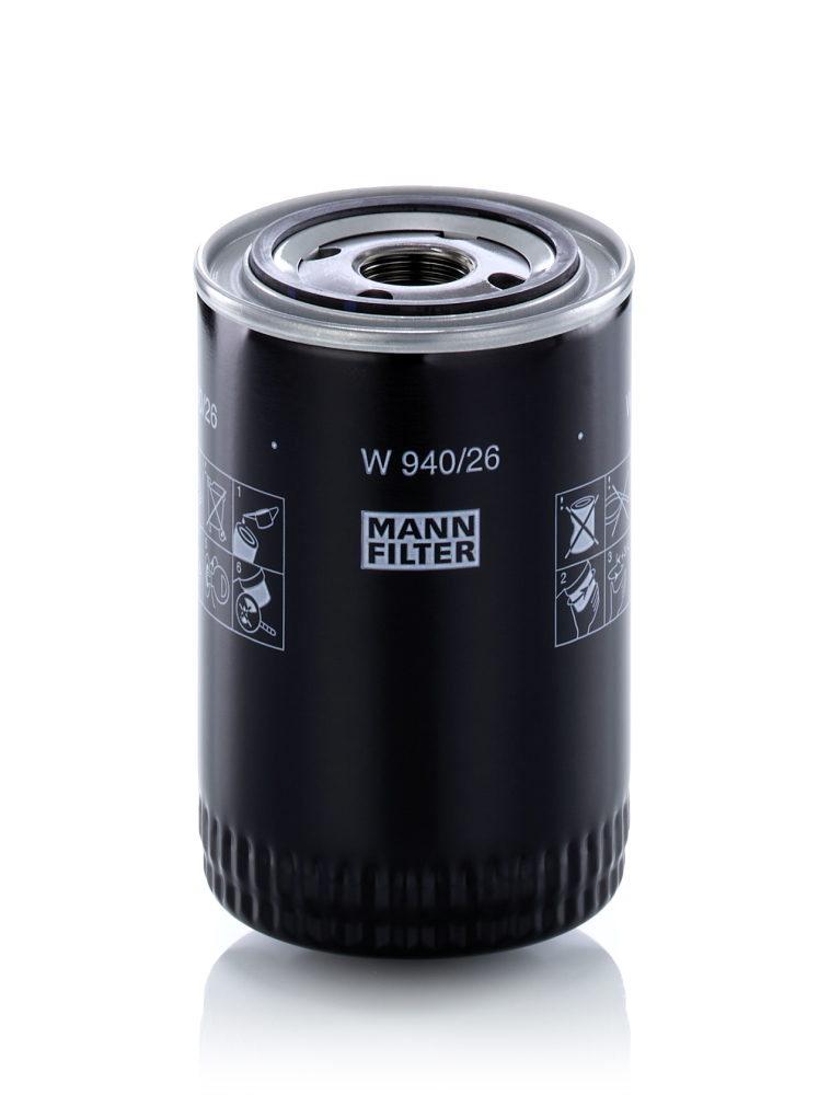 Filtro de óleo MANN-FILTER W 940/26