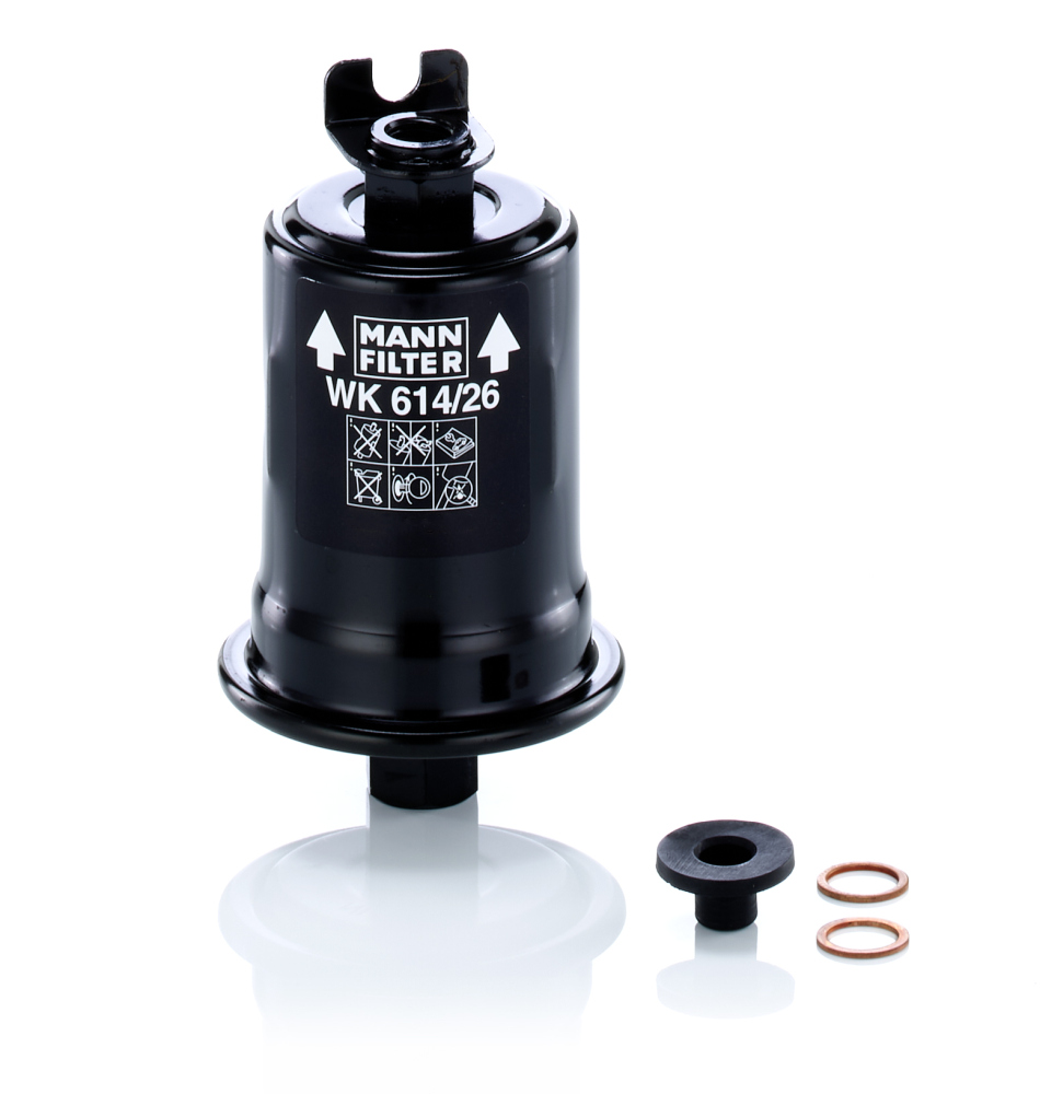 Filtre à carburant (Filtre à gasoil) MANN-FILTER WK 614/26 x