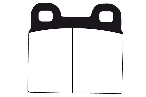 Jeu de 4 plaquettes de frein Raicam RA.0005.0