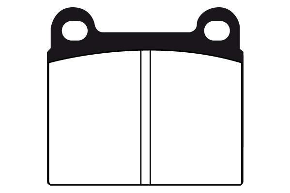 Jeu de 4 plaquettes de frein Raicam RA.0015.0