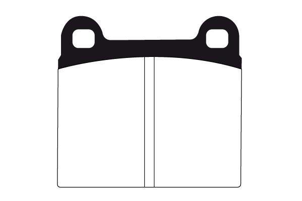 Jeu de 4 plaquettes de frein Raicam RA.0015.3
