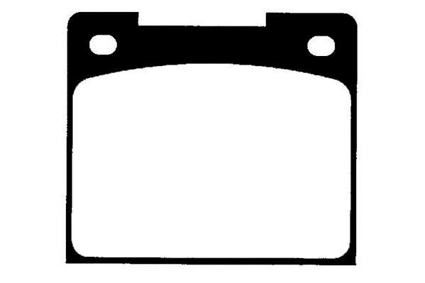 Jeu de 4 plaquettes de frein Raicam RA.0038.0