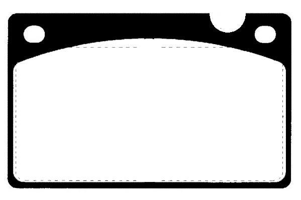 Jeu de 4 plaquettes de frein Raicam RA.0044.0