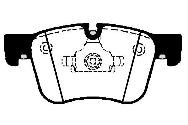 Jeu de 4 plaquettes de frein Raicam RA.1003.0