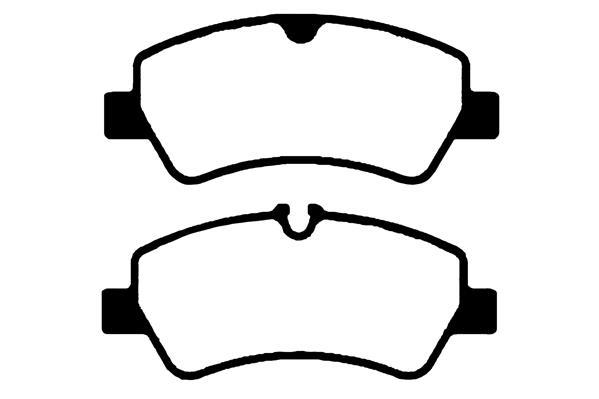 Jeu de 4 plaquettes de frein Raicam RA.1027.0