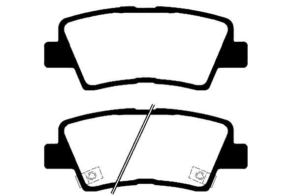 Jeu de 4 plaquettes de frein Raicam RA.1036.0