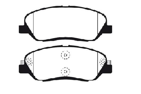 Jeu de 4 plaquettes de frein Raicam RA.1053.0