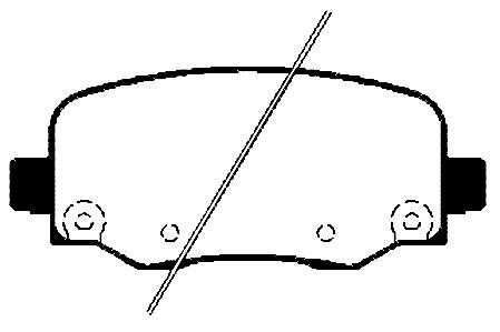 Jeu de 4 plaquettes de frein Raicam RA.0109.1