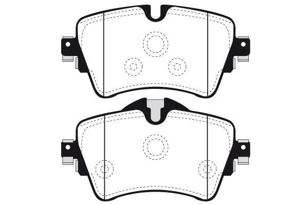 Jeu de 4 plaquettes de frein Raicam RA.1106.0