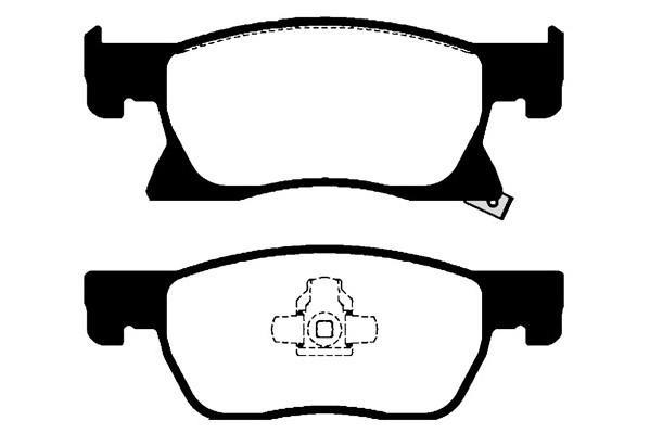 Jeu de 4 plaquettes de frein Raicam RA.1126.0