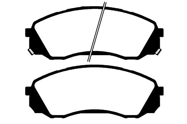 Jeu de 4 plaquettes de frein Raicam RA.1152.0