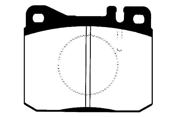 Jeu de 4 plaquettes de frein Raicam RA.0148.0