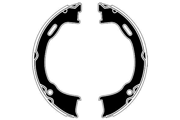 Jeu de 4 mâchoires de frein Raicam RA20370